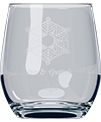 Flaska Love & Gratitude glass with vibrational program for structured water, promoting gratitude and hydration awareness